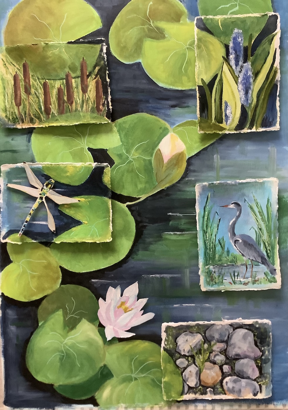 Artwork by autumn term students